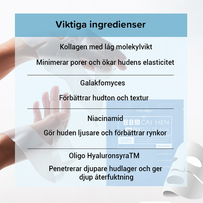 koreanska Bio-kollagen Riktigt djupt Mask (3 delar)