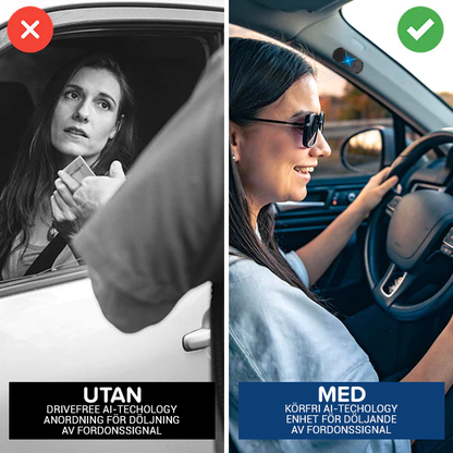 DriveFree AI-teknik Fordonssignal Concealer-enhet