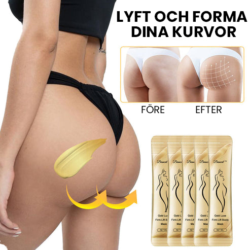 Guld Lyxigt Fast-Lift Byte Mask