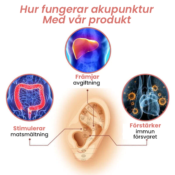 Lymfflöde Magnetogen Örhängen