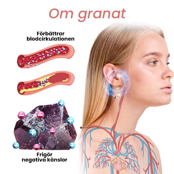 Lymfflöde Magnetogen Örhängen