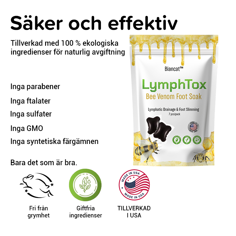 LymphTox Bigift Fot Blötlägg (7 stycken per förpackning)