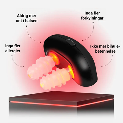 RespiRelief Instrument för nästerapi med rött ljus