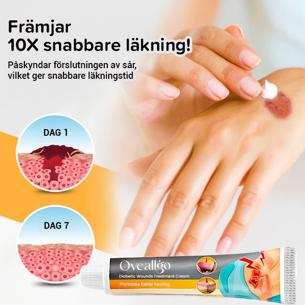 Kräm för behandling av diabetessår