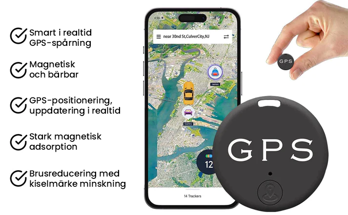 Mini spår GPS magnetisk lokalisering