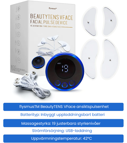 BeautyTENS VFace ansiktspulsenhet