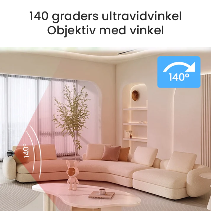 Ficka Utsikt HD 1080P Kompakt Wi-Fi Kamera