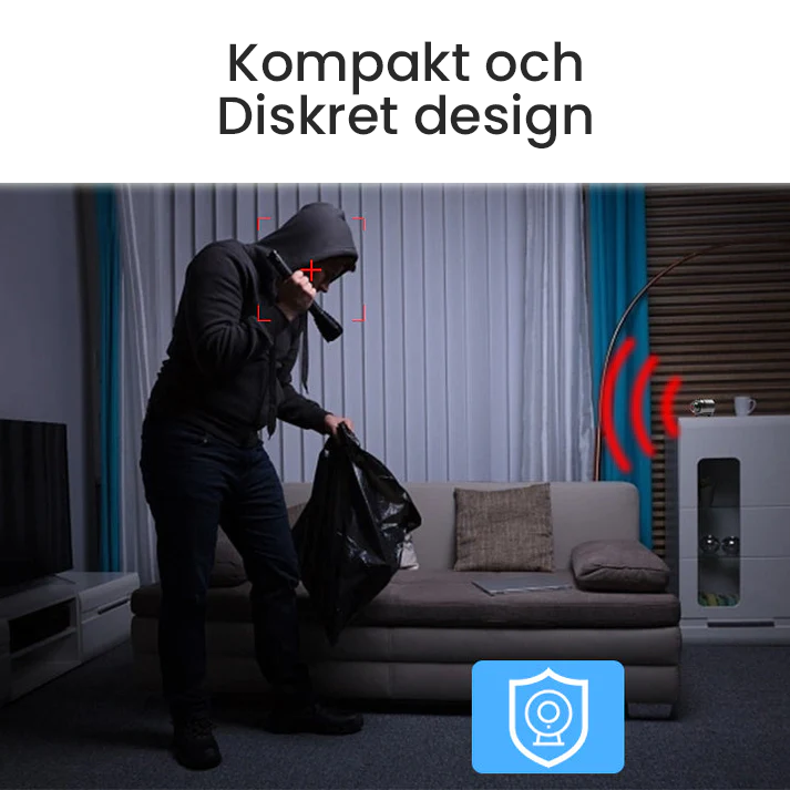 Ficka Utsikt HD 1080P Kompakt Wi-Fi Kamera